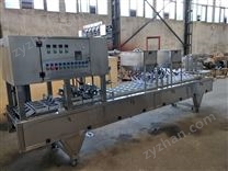 全自動(dòng)塑料盒鴨血灌裝封口機(jī)